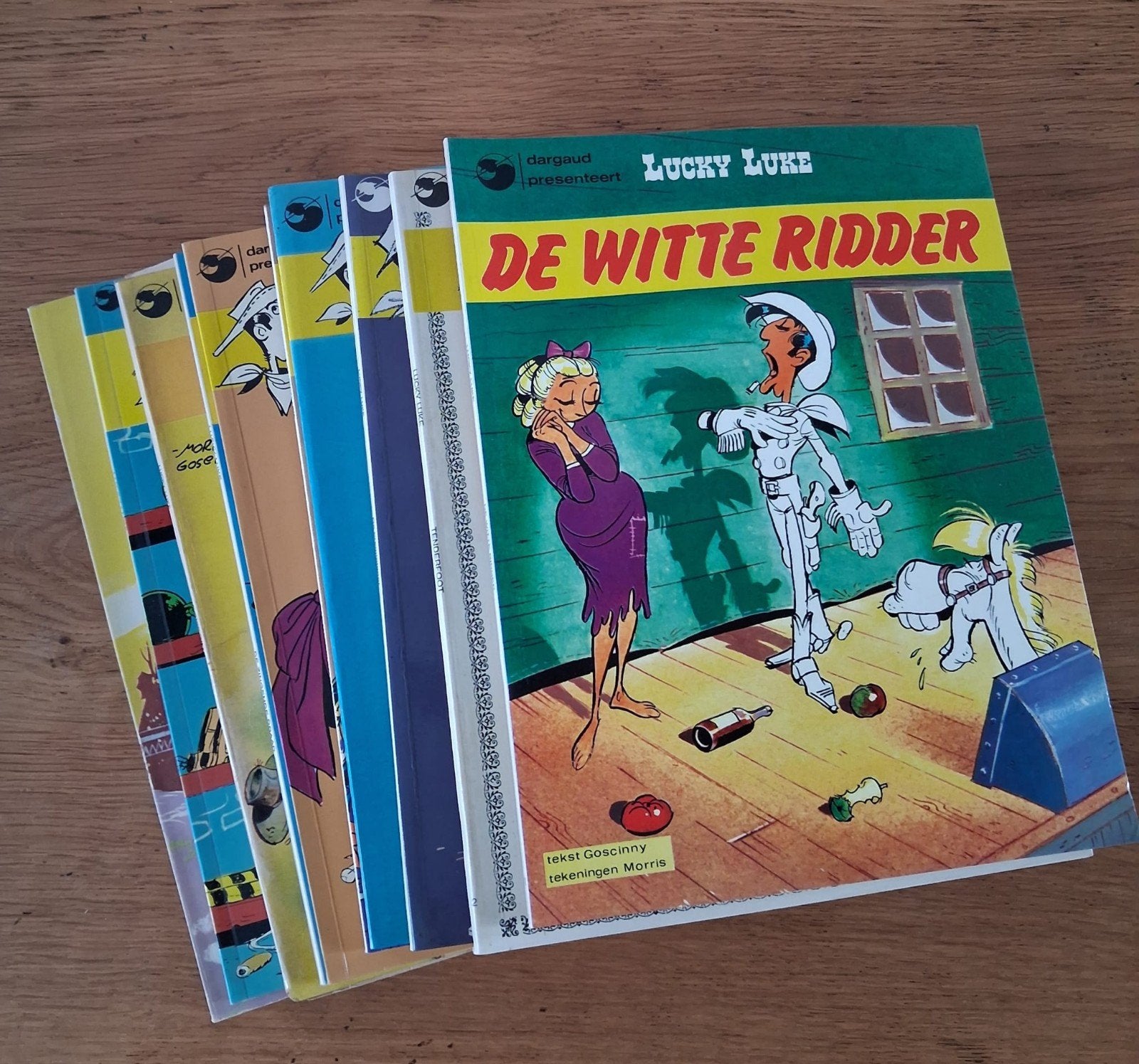 15 Lucky Luke stripboeken - Diverse titels, Meerdere stripboeken, Ophalen, Gelezen, Goscinny & Morris