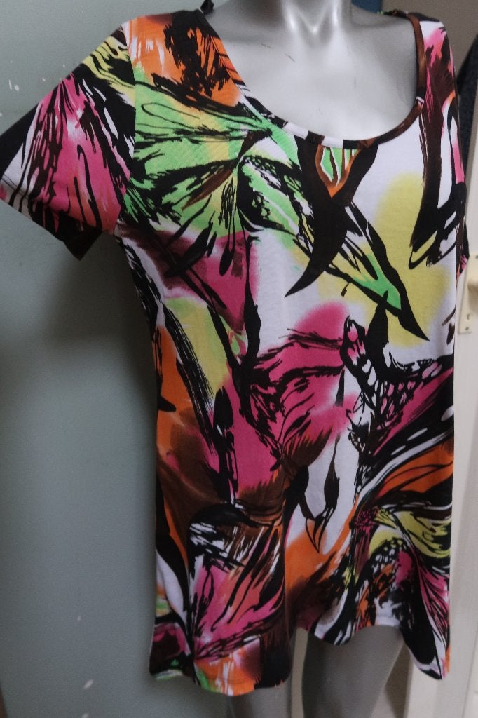 Gina Benotti kleurrijk shirt L, Kleding | Dames, Overige kleuren, Maat 42/44 (L), Ophalen of Verzenden, Gina benotti
