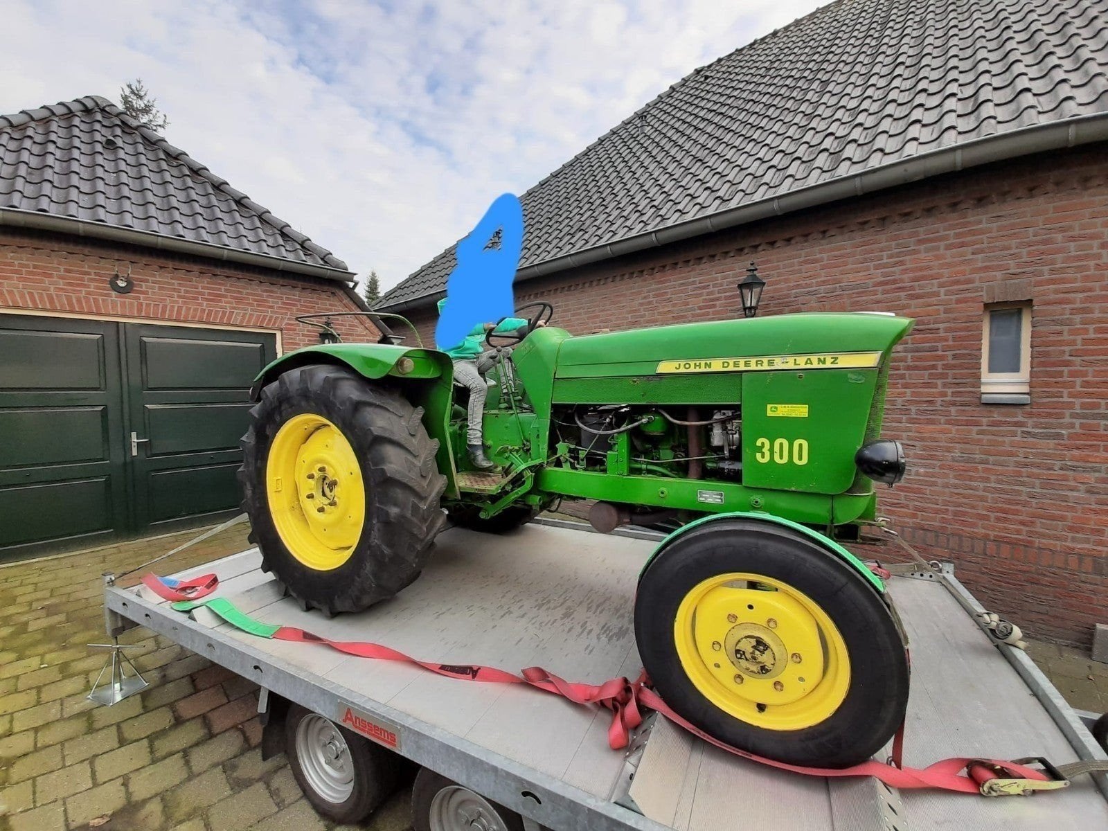john deere lanz 300, Ophalen