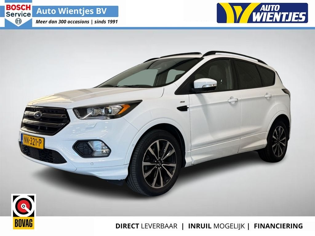 Ford Kuga 1.5 EcoBoost | ST Line | Pano | Navi | Camera | Tr, Auto's, Euro 6, 4 cilinders, Wit, Origineel Nederlands