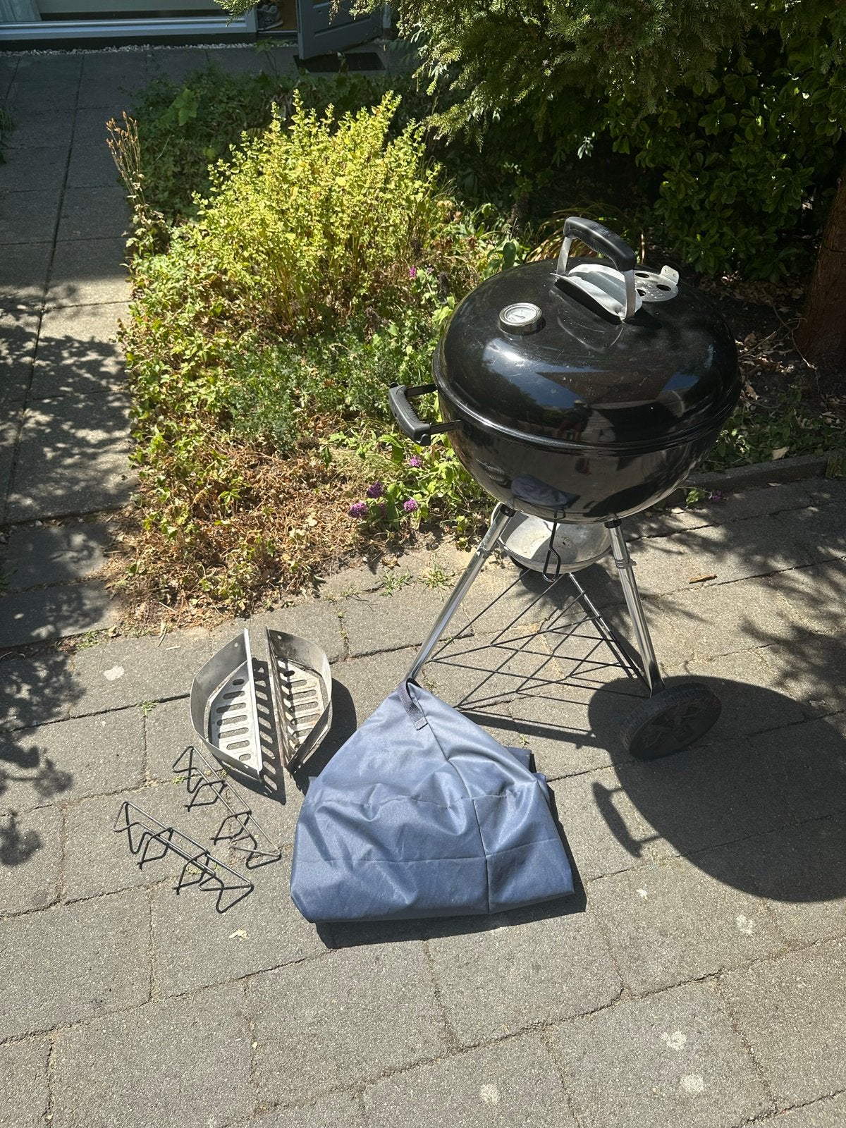 Weber Original Kettle E-4710 47 cm met accessoires, Ophalen, Gebruikt