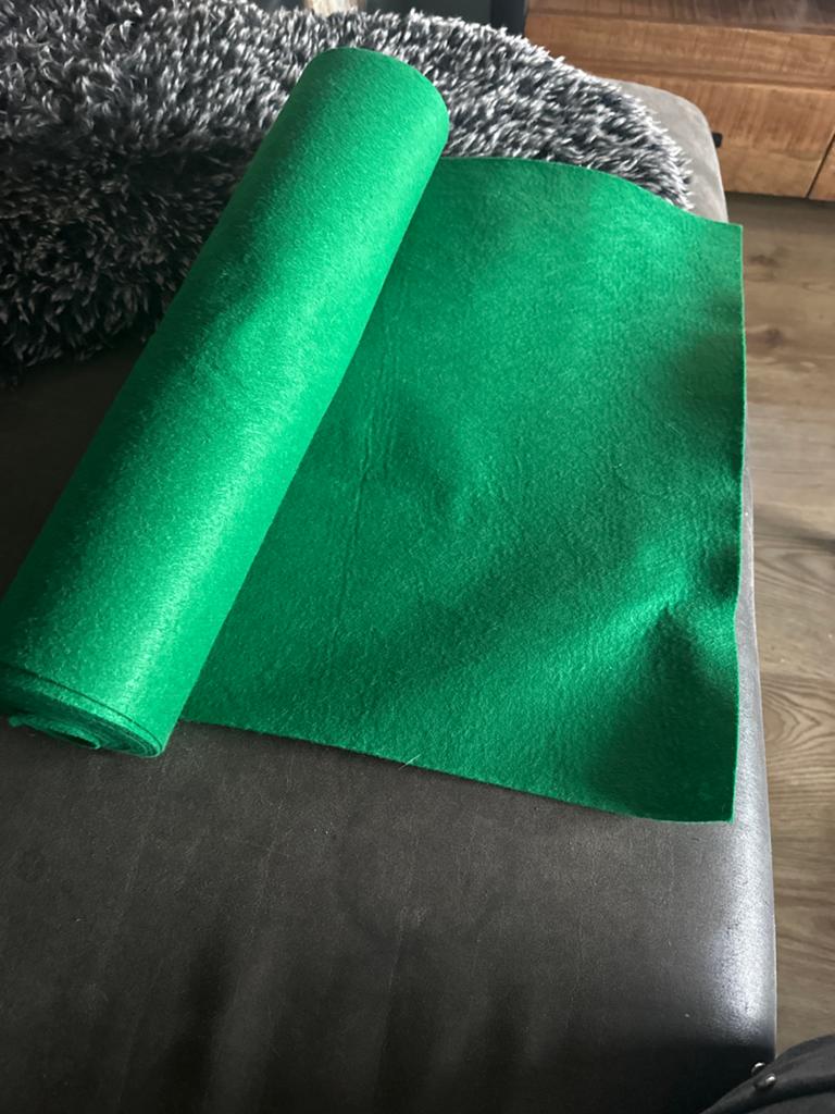 Vilt groen rol - Ideaal voor creatief knutselen, Ophalen of Verzenden, Zo goed als nieuw