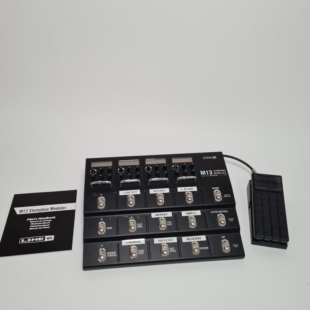 Line 6 M13 Stompbox Modeler + Line 6 Volume Pedaal, Muziek en Instrumenten, Effecten, Ophalen of Verzenden, Gebruikt, Multi-effect