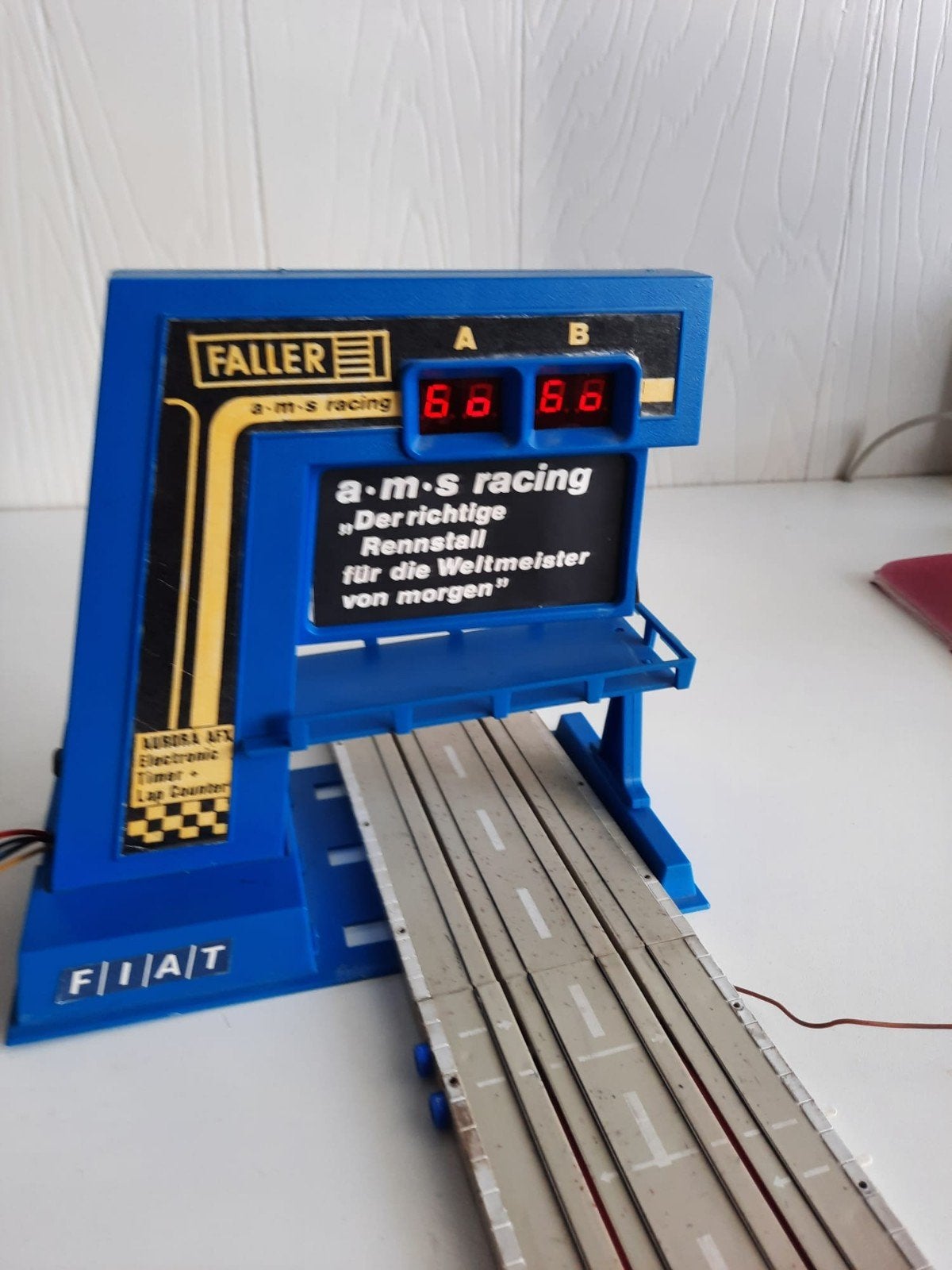 Faller AMS 4741 rondeteller, timer met schakelbaanstuk 4735, Elektrisch, Ophalen, Overige merken, Racebaan