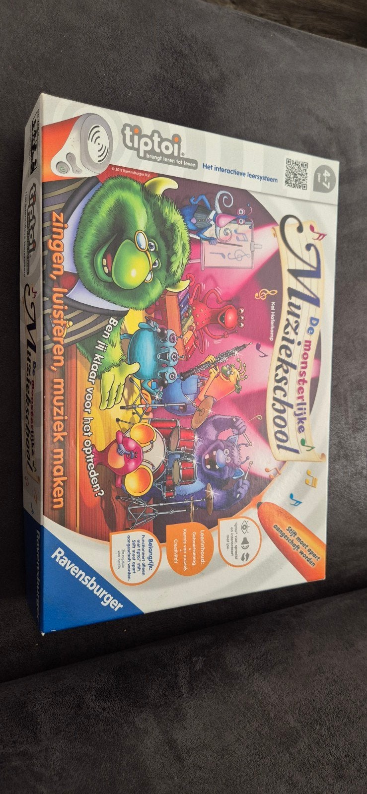 Tiptoi: nieuw. De Monsterlijke Muziekschool (4-7 jaar), Ophalen, Nieuw, Taal en Lezen, Met geluid