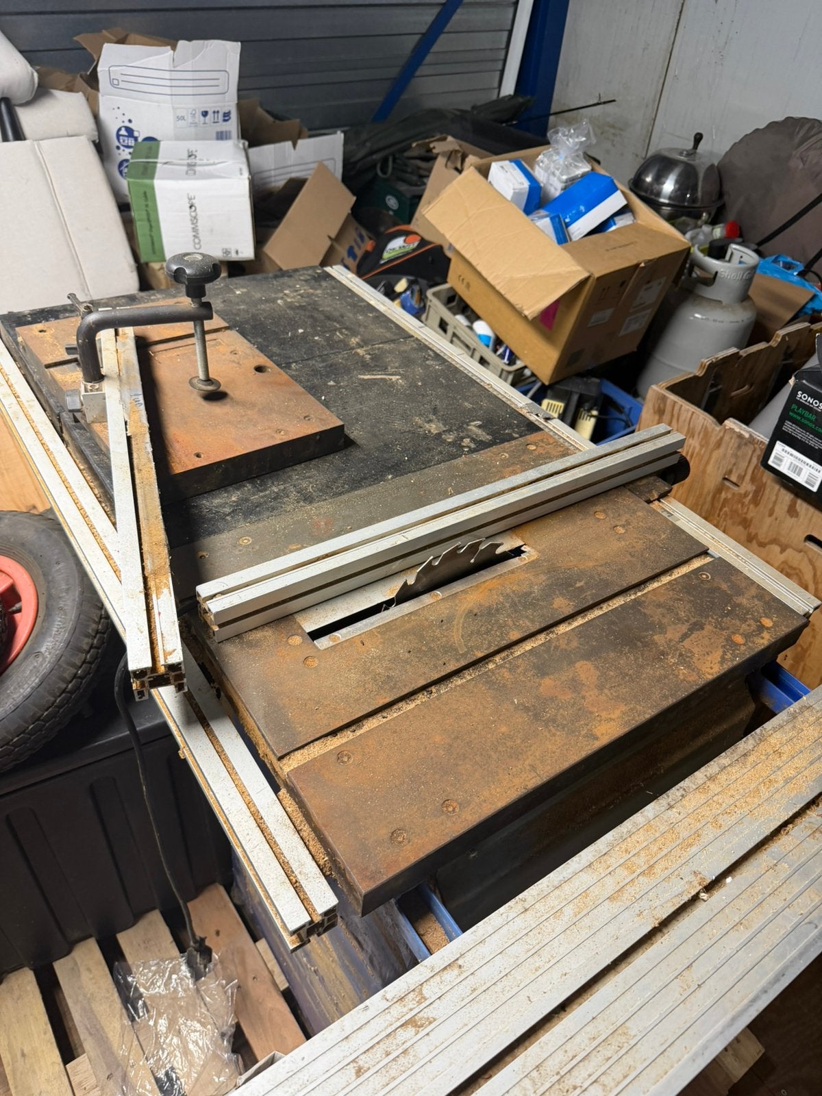 Tafelzaag, Doe-het-zelf en Verbouw, Gereedschap | Zaagmachines, Cirkelzaag, Ophalen of Verzenden, Zo goed als nieuw, 30 tot 70 mm