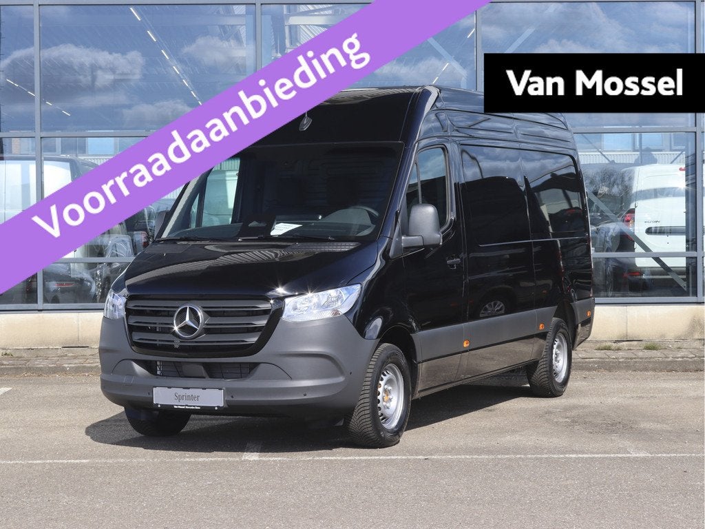 Mercedes-Benz Sprinter 317 1.9 CDI L2 Pro HD (bj 2025), Automaat, 12 maanden, 2202 kg, Zwart