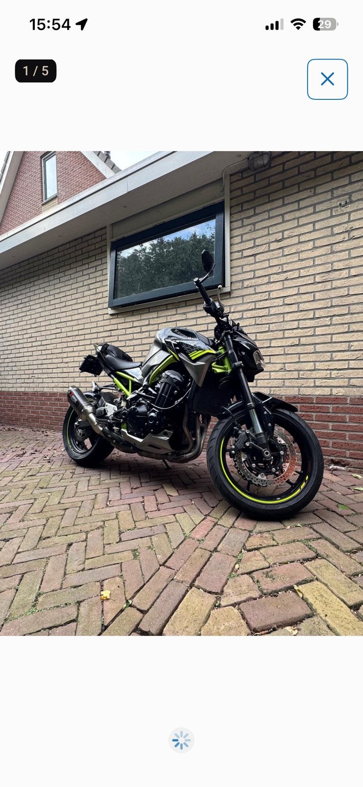 Kawasaki Z900, Ophalen