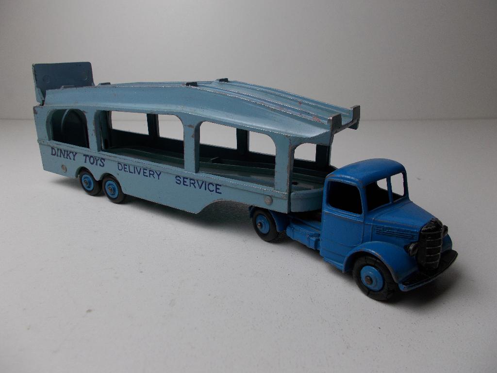 1955 Dinky Supertoys 982 BEDFORD PULLMORE CAR TRANSPORTER -B, Ophalen of Verzenden, Zo goed als nieuw, Bus of Vrachtwagen, Dinky Toys