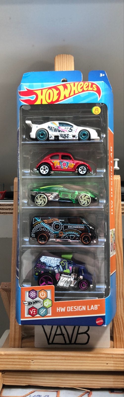 9 Hot Wheels design lab 5 pack Hotwheels VAVB nieuw, Ophalen of Verzenden, Nieuw, Auto