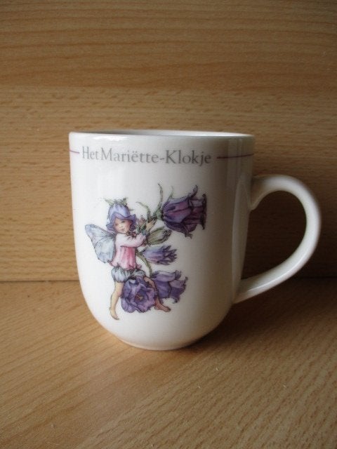 Flower Fairies mok  Het Mariette-Klokje  9cm, Verzamelen, Ophalen of Verzenden, Zo goed als nieuw