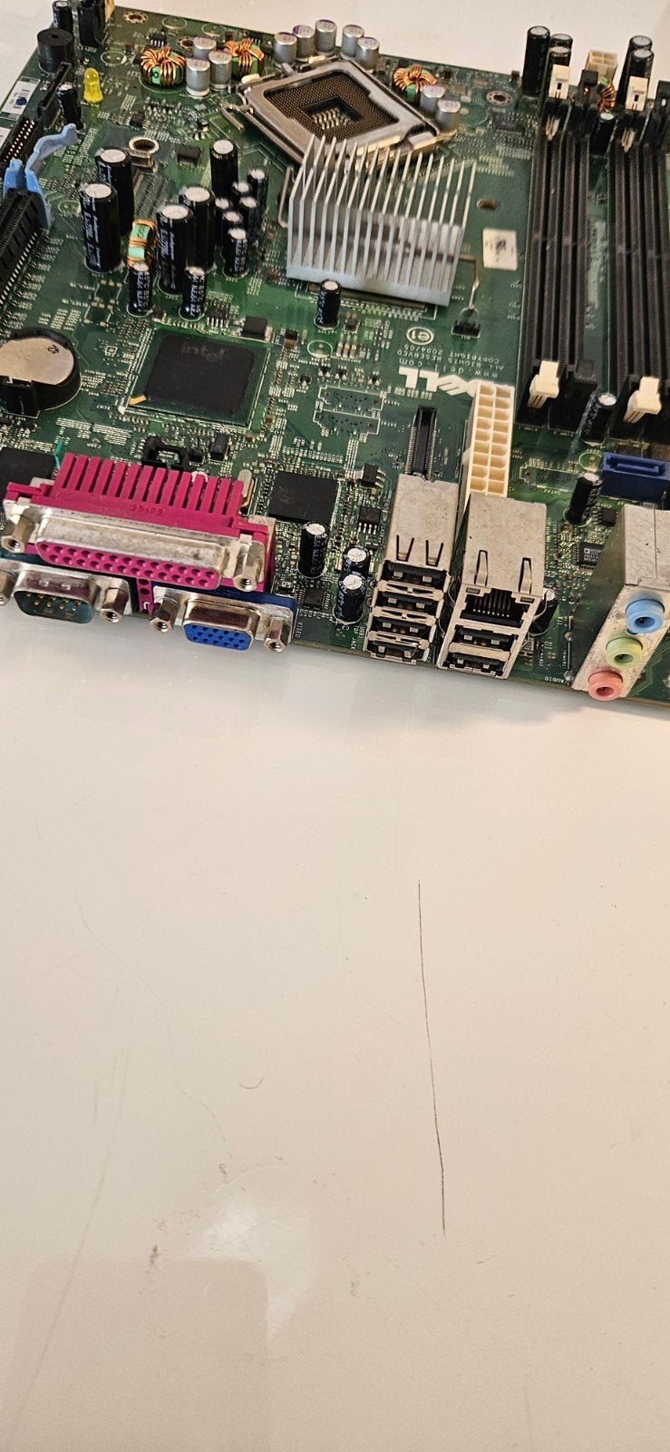 Dell KH290 Moederbord LGA 775 DDR2 VGA 6x USB, Computers en Software, Gebruikt, Ophalen of Verzenden, DDR2, ATX