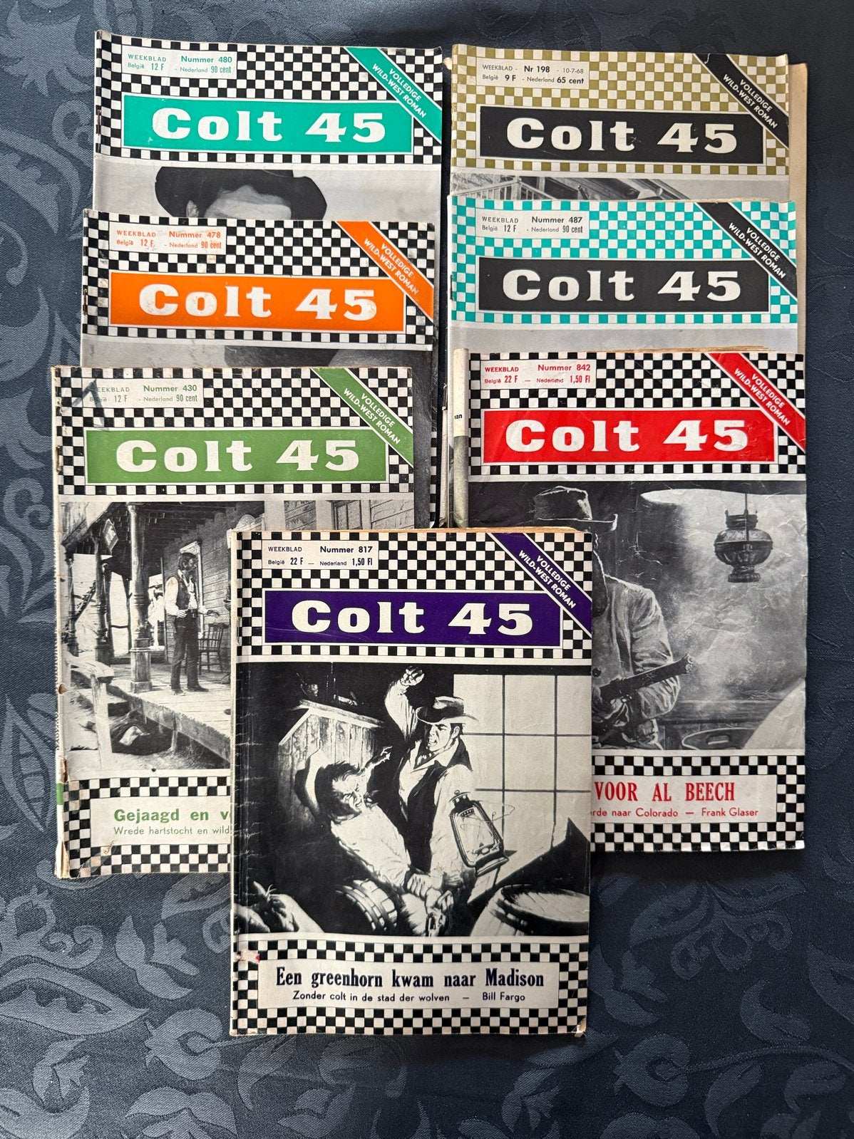 Grote collectie vintage pulp fiction boeken, Ophalen of Verzenden, Gelezen