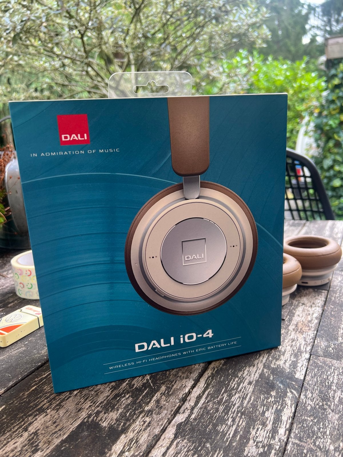 DALI iO-4 Draadloze Over-ear Koptelefoon - Caramel Wit, Audio, Tv en Foto, Koptelefoons, Overige merken, Gebruikt, Bluetooth, Ophalen of Verzenden