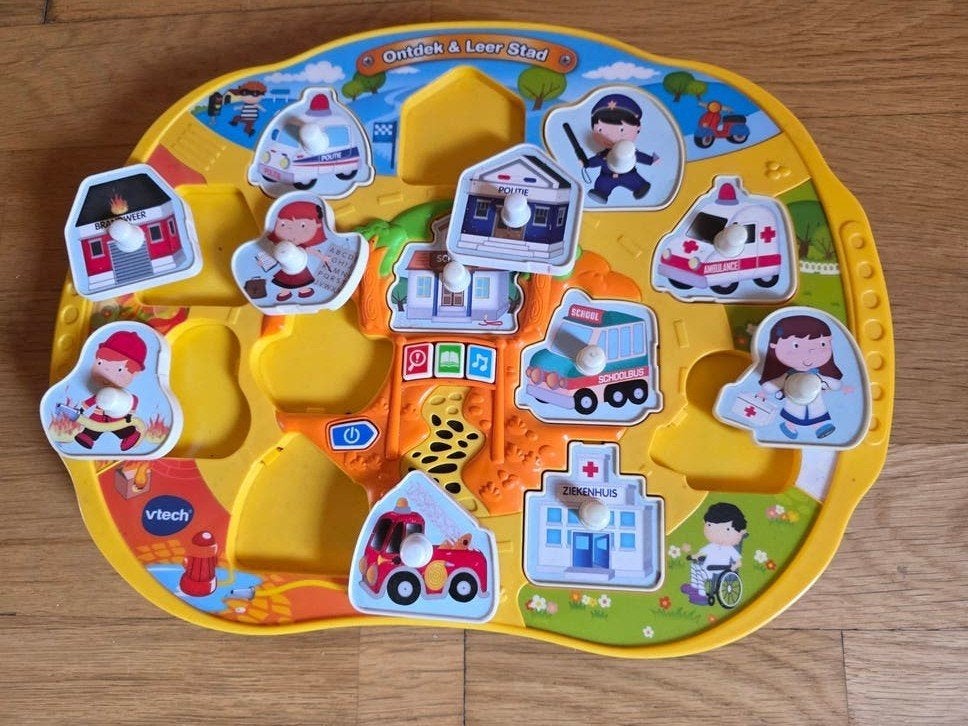 VTech Ontdek & Leer Stad - Interactief Educatief Speelgoed, Ophalen of Verzenden, Zo goed als nieuw