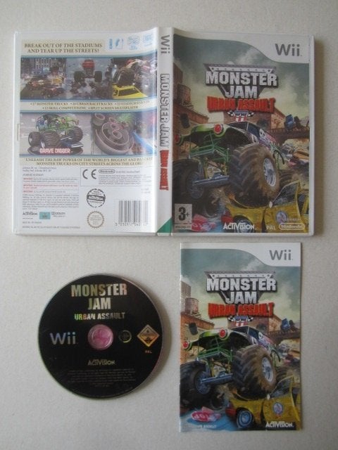 Monsterjam Monster Jam Nintendo Wii, Spelcomputers en Games, Games | Nintendo Wii, 1 speler, Racen en Vliegen, Ophalen of Verzenden
