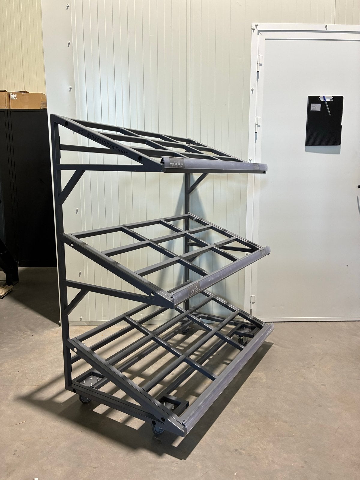 Robuust Verrijdbaar Display Rek voor Detailhandel, Ophalen, Nieuw
