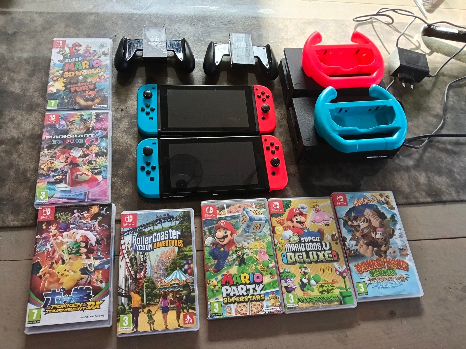 nintendo, Ophalen, Zo goed als nieuw, Met 2 controllers, Switch Original