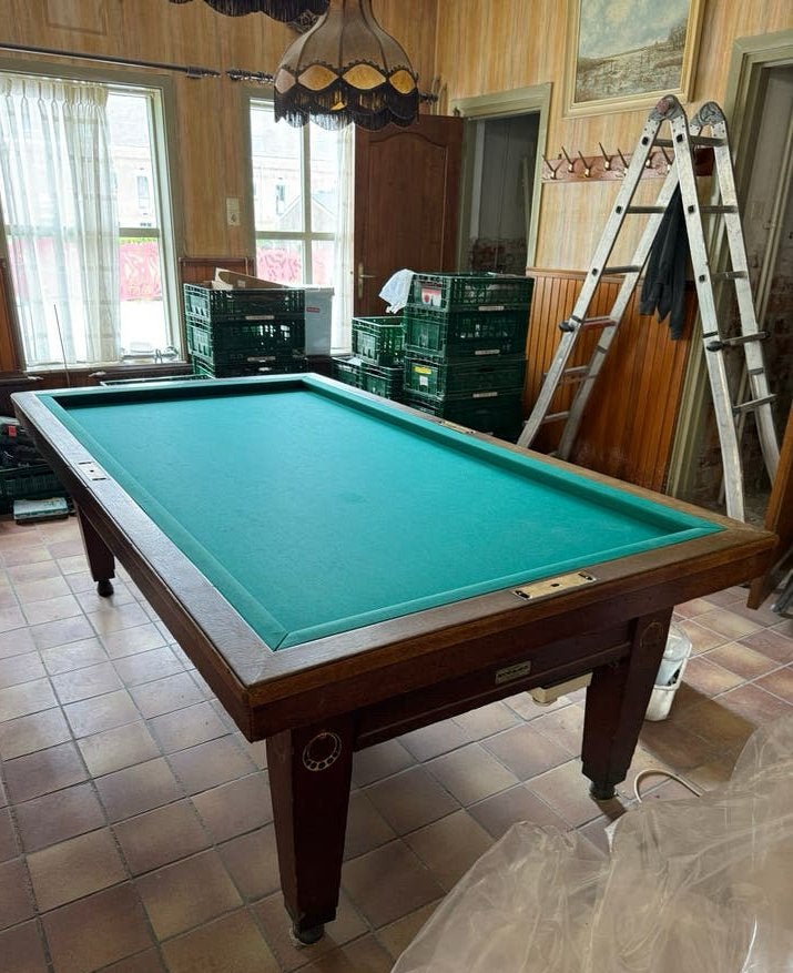Mooi Biljart van Bocxe Biljarts inclusief accessoires, Ophalen of Verzenden, Gebruikt, Biljarttafel