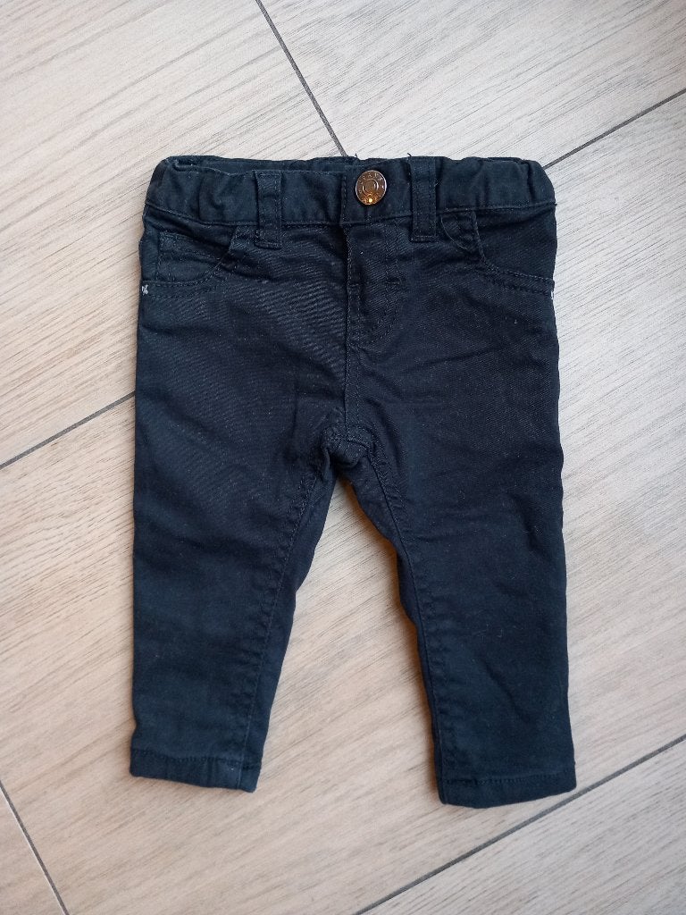 K240 Zwart gevoerd broekje maat 68, Kinderen en Baby's, Babykleding | Maat 68, Zeeman, Broekje, Jongetje of Meisje, Ophalen of Verzenden