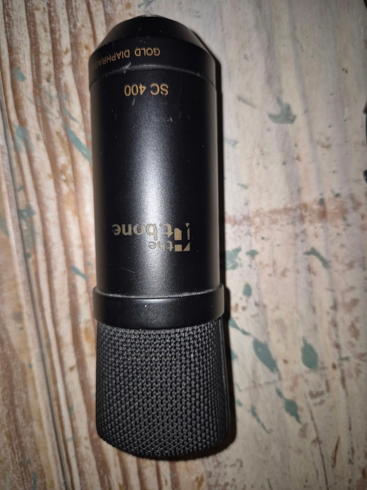 T.bone SC 400 Condensatormicrofoon met Shockmount en kabel, Ophalen of Verzenden, Zo goed als nieuw, Studiomicrofoon