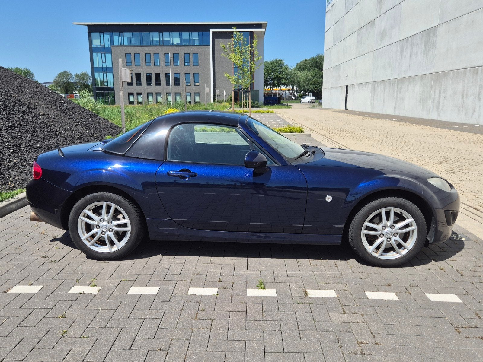 Mazda MX-5 1.8 2011 Blauw, Auto's, Achterwielaandrijving, 4 cilinders, Cabriolet, Blauw