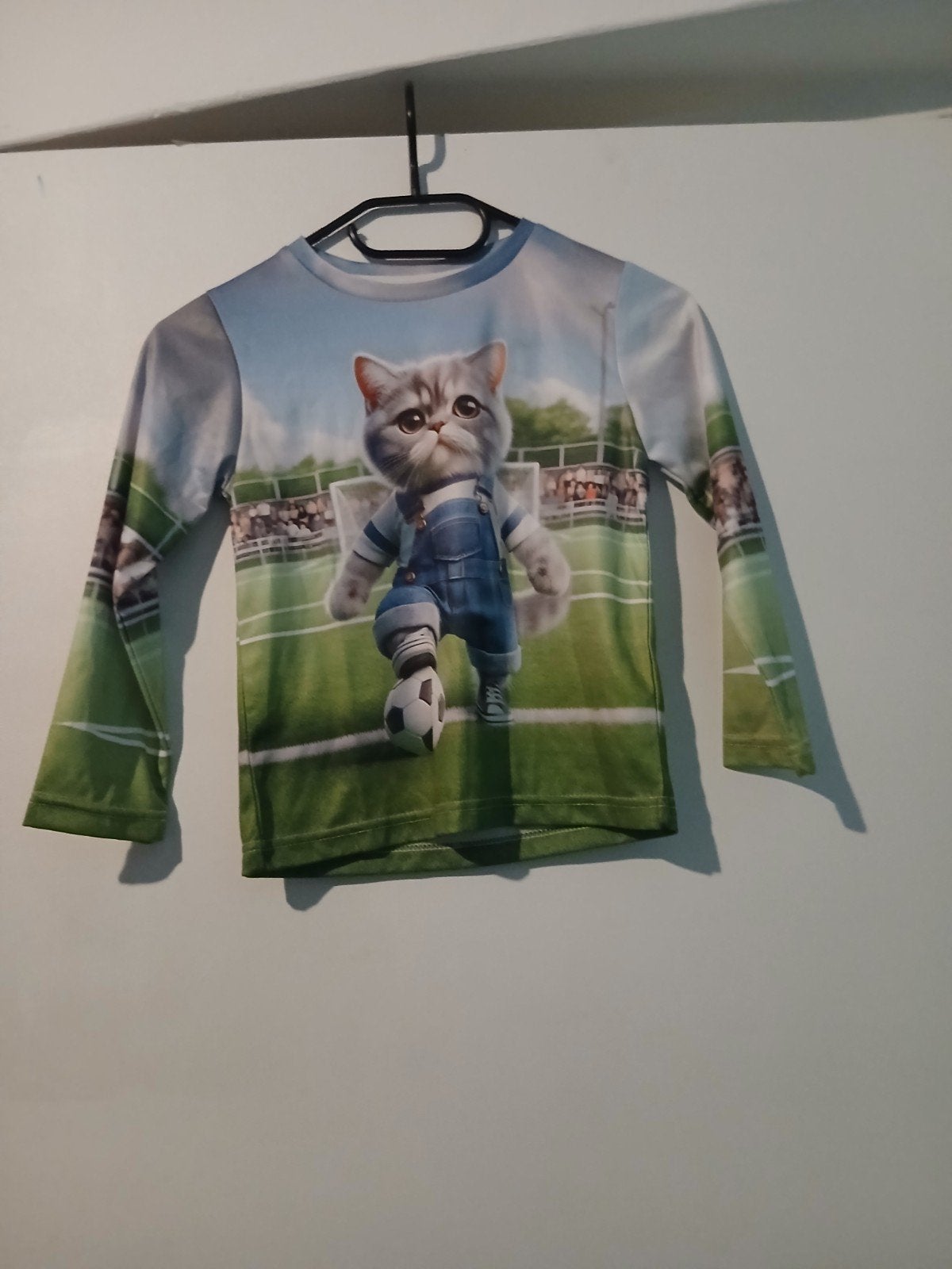 nieuw trui jongens maat 110/116 blauw met een kat, Kinderen en Baby's, Kinderkleding | Maat 110, Ophalen of Verzenden