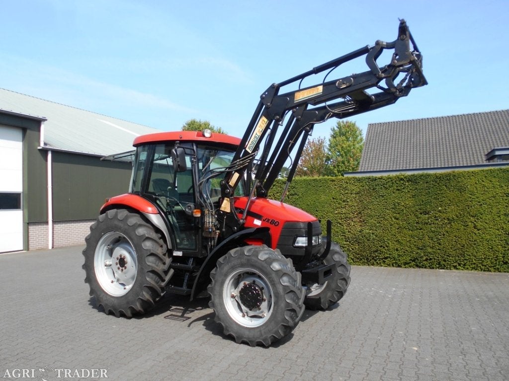 Case-IH JX 80 + frontlader, Zakelijke goederen, Agrarisch | Tractoren, 2500 tot 5000, Case IH, 80 tot 120 Pk, Gebruikt, Ophalen of Verzenden
