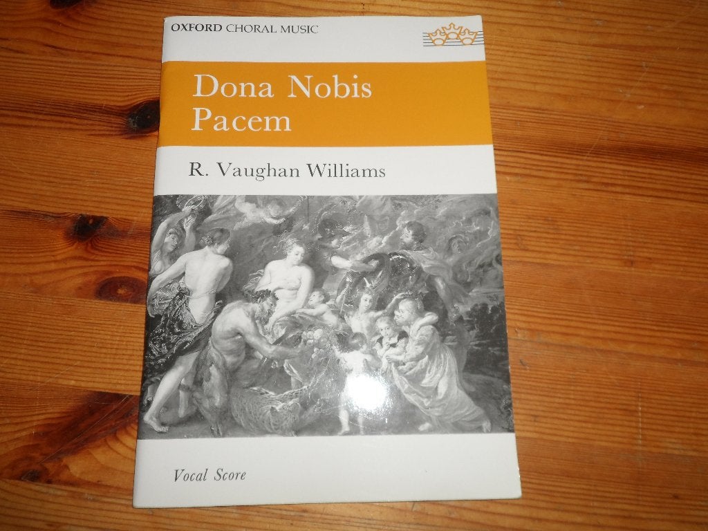 R. Vaughan williams - dona nobis pacem, Muziek en Instrumenten, Bladmuziek, Klassiek, Ophalen of Verzenden, Artiest of Componist