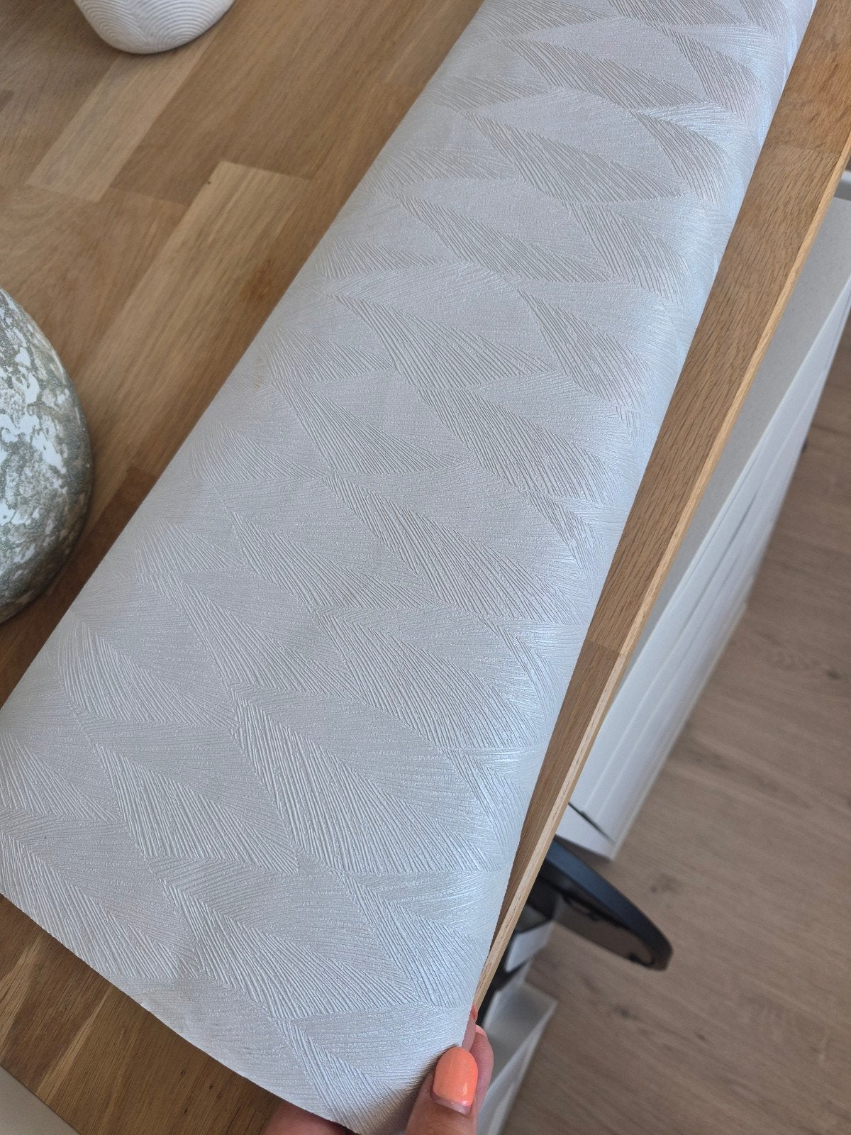 Behang groot restant, Huis en Inrichting, Stoffering | Behang, Ophalen