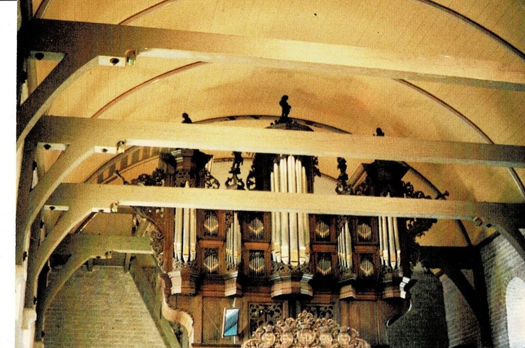 Anloo, interieur Kerk, Ophalen of Verzenden, Ongelopen, Drenthe