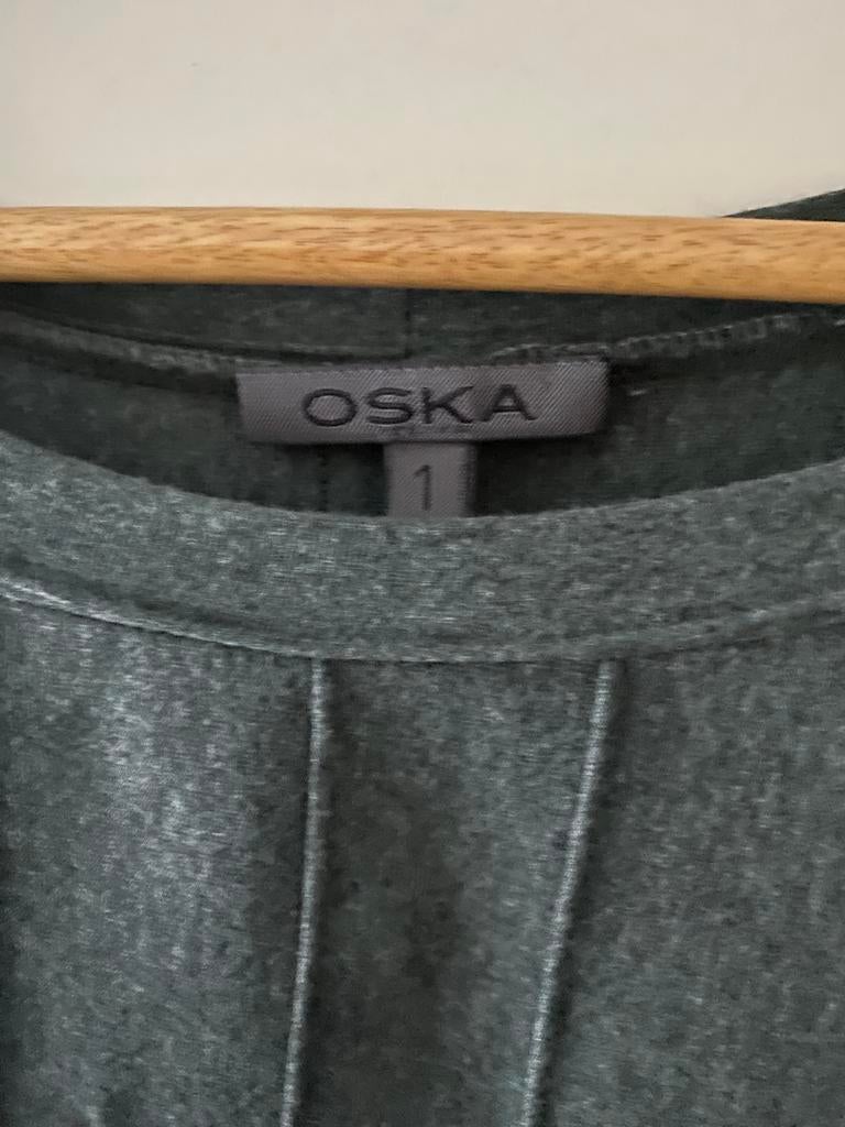 Mooie Oska trui, groen maat 1 valt ruim, Kleding | Dames, Verzenden, Zo goed als nieuw, Maat 38/40 (M), Groen