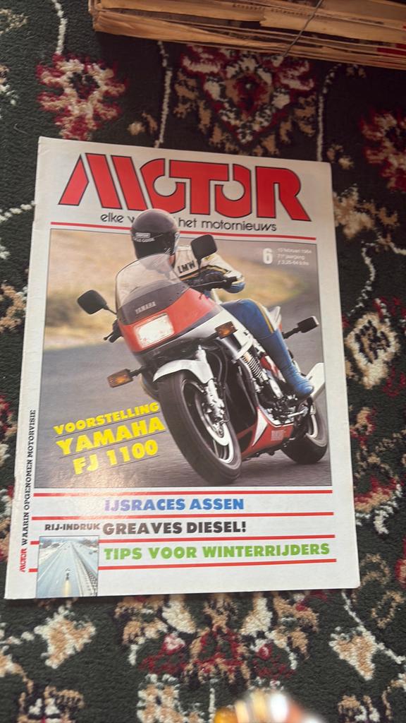 Motor Magazine - Yamaha FJ 1100, IJsraces Assen, Ophalen of Verzenden, Gelezen, Algemeen