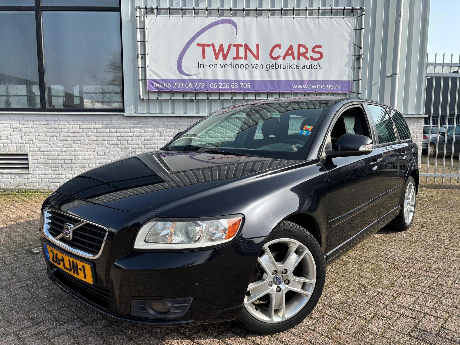 Volvo V50 2.0 Sport Airco, Gebruikt, Electronic Stability Program (ESP), 1283 kg, Zwart