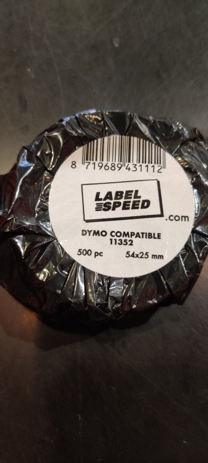 6x Label Speed Dymo Compatibel 11352 Etiketten 54x25mm, Computers en Software, Ophalen of Verzenden, Nieuw, Etiket, Label Speed