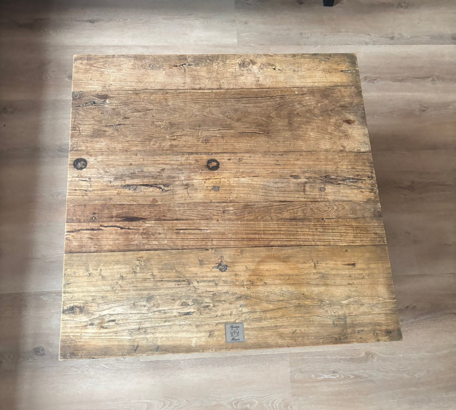 Riviera maison driftwood tv kast + tafel, Ophalen, Gebruikt, 50 tot 75 cm, 50 tot 100 cm