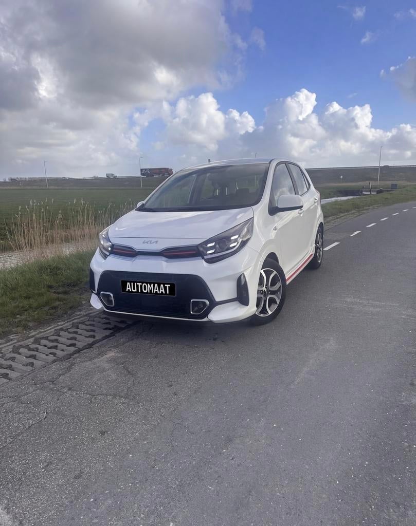 Kia Picanto GT-Line Automaat 2022 4jaar garantie 31.000km, Auto's, Automaat, Euro 6, 82 pk, Wit