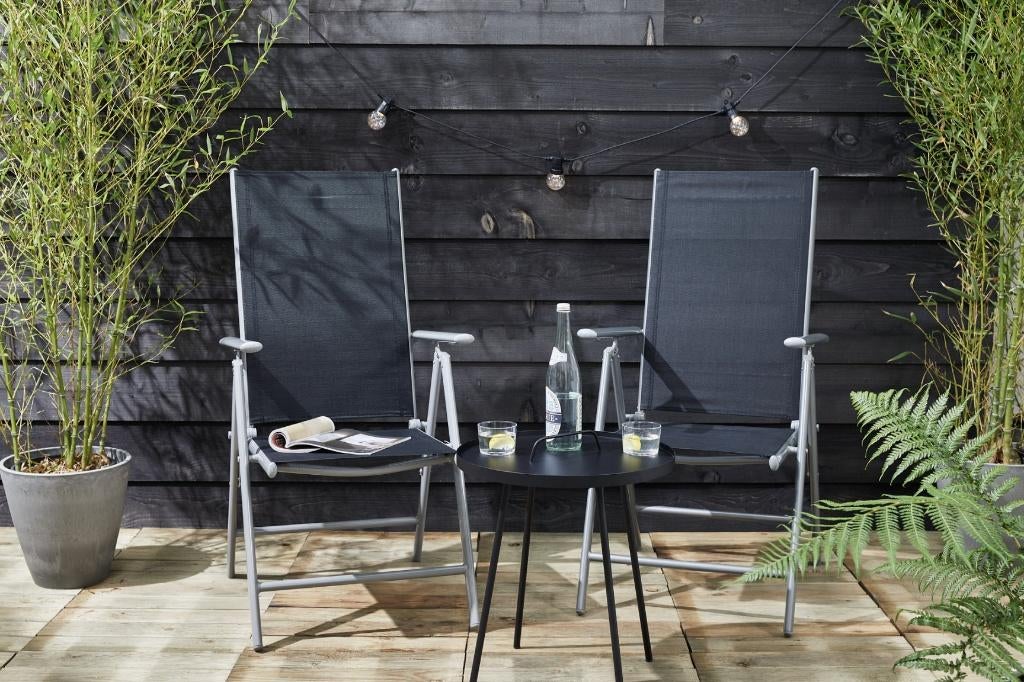 Aluminium Tuinstoel - Set/2, Tuin en Terras, Tuinstoelen, Nieuw, Aluminium, Ophalen of Verzenden