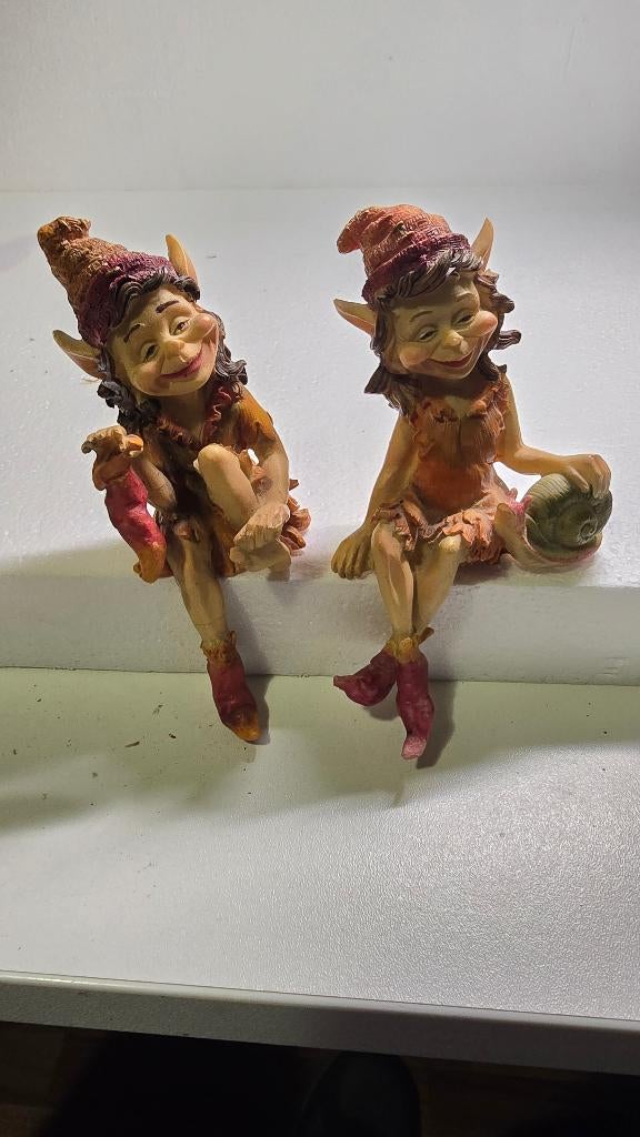 2x pixie beeldjes, Ophalen of Verzenden, Zo goed als nieuw