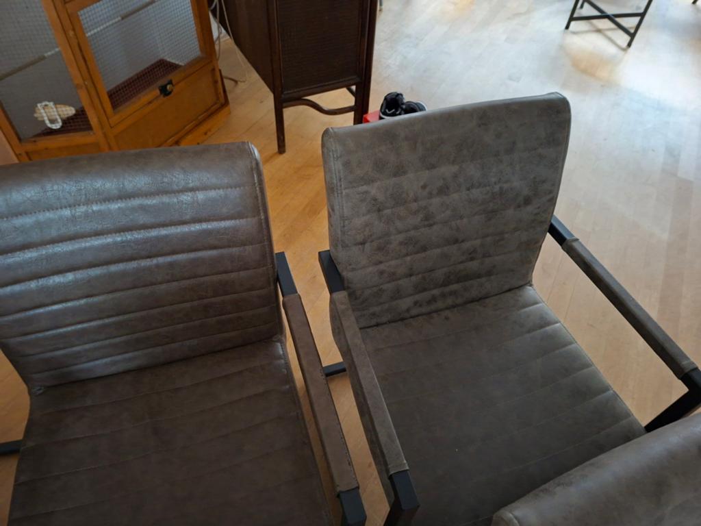 4 eetkamerstoelen, Ophalen, Gebruikt