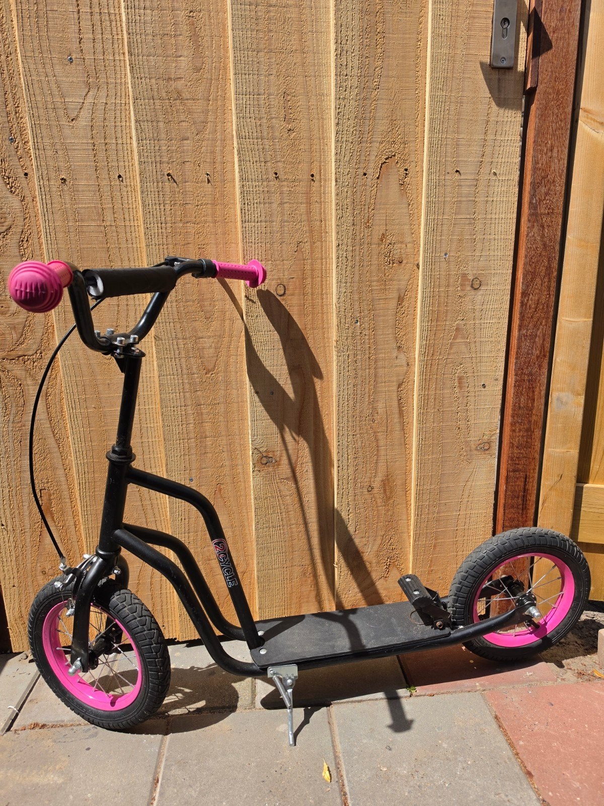 Step2Cycle 12 inch luchtbanden step - Zwart/Roze, Ophalen, Gebruikt, Gewone step, Step2Cycle