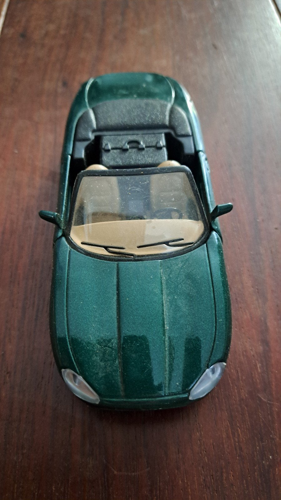 Groene Jaguar XK8 Cabriolet modelauto, Ophalen of Verzenden, Gebruikt, Auto, Overige merken