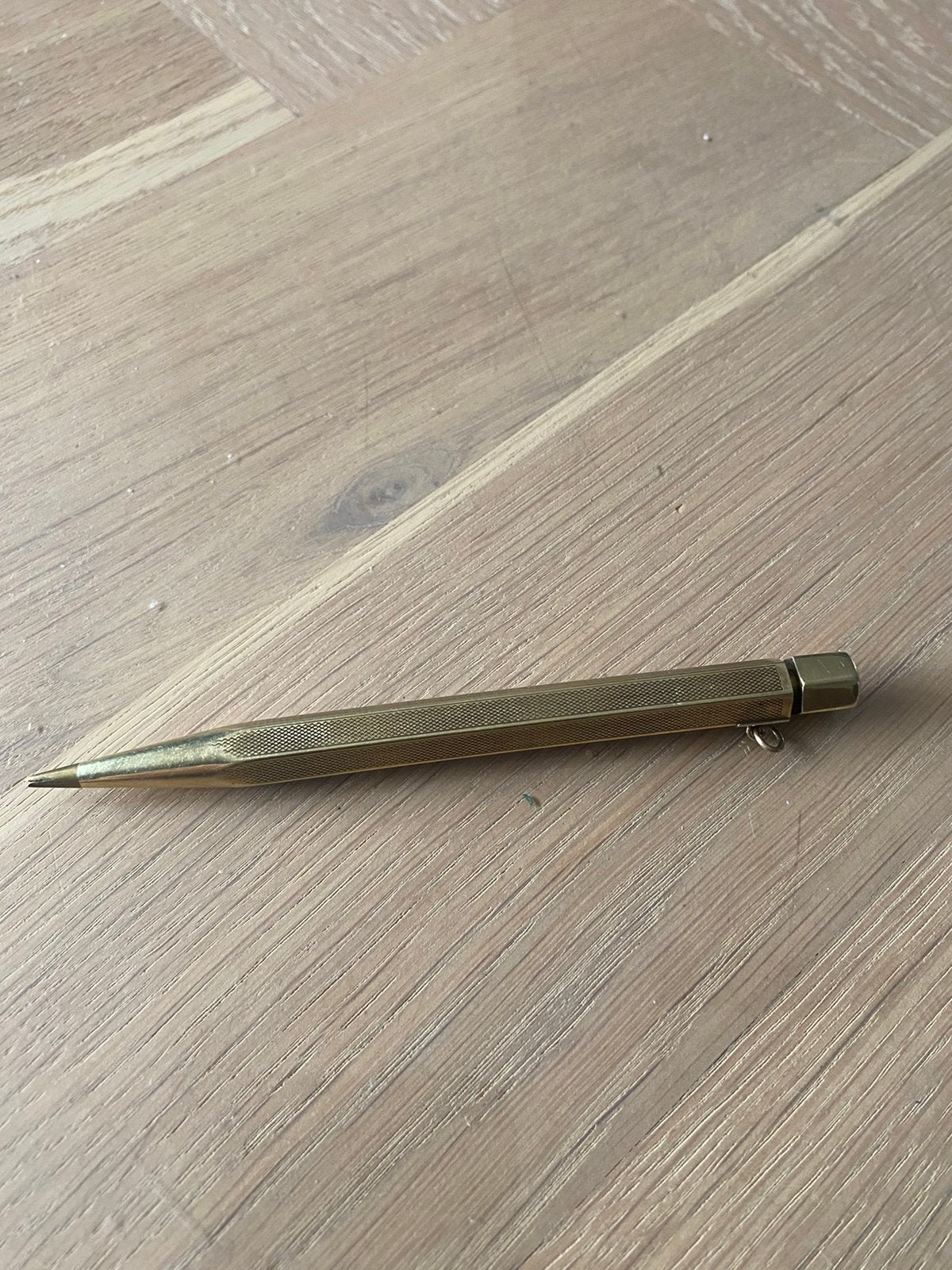 14 karaat gouden pen antiek 585 Goud 14KT, Verzamelen, Ophalen of Verzenden, Zo goed als nieuw, Balpen, Overige merken