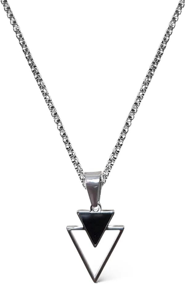 Lange ketting met kompas medaillon, Sieraden, Tassen en Uiterlijk, Kettingen, Nieuw, Ophalen of Verzenden, Info@sweet-one.nl, Zilver