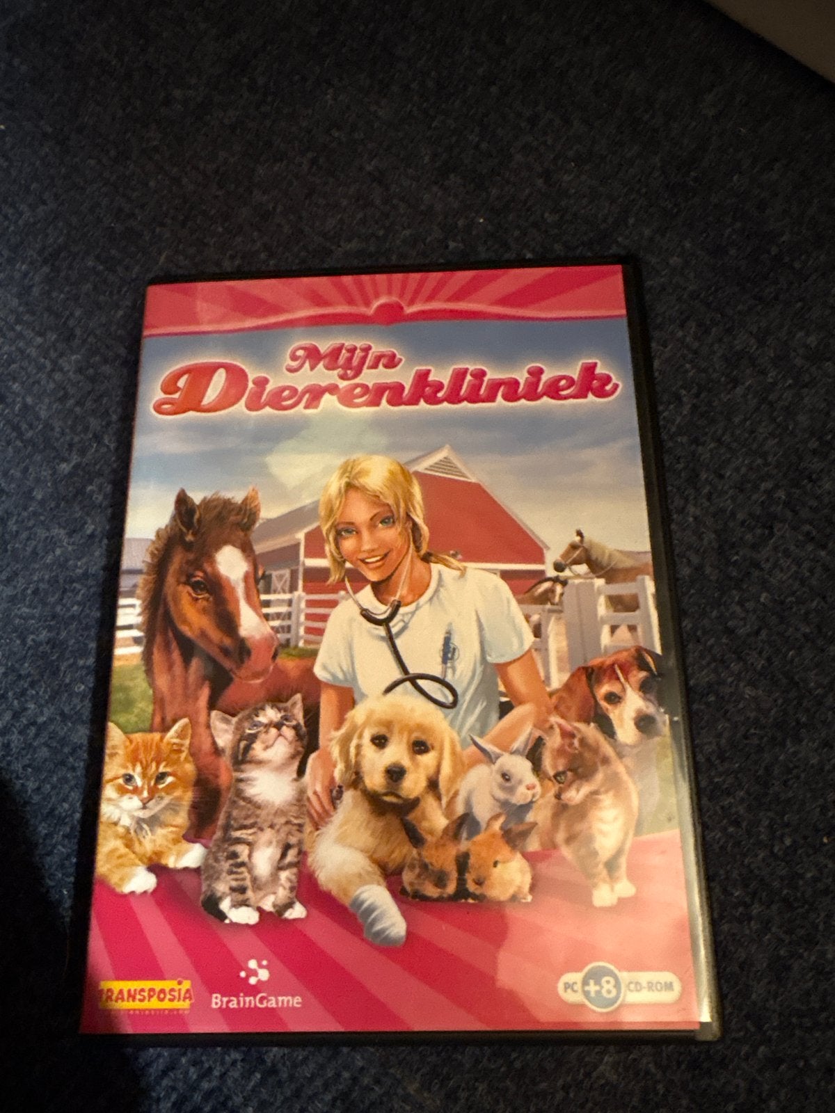 Mijn Dierenkliniek PC CD-ROM - Verzorg je favoriete dieren, Spelcomputers en Games, Gebruikt, 1 speler, Ophalen of Verzenden, Vanaf 7 jaar