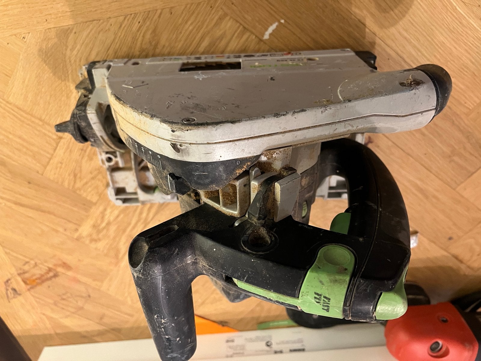 Festool TS 55 EBQ invalzaag - Gebruikt, Doe-het-zelf en Verbouw, Ophalen, Gebruikt, Invalzaag, 30 tot 70 mm