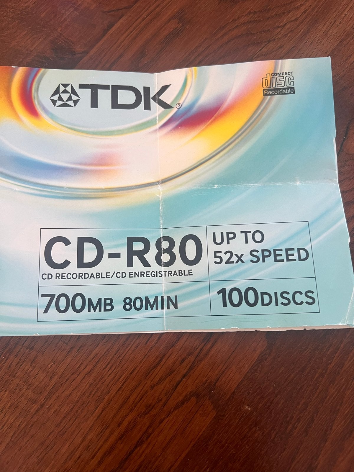 TDK CD-R80 700MB 80MIN 52x Speed (19stuks), Ophalen of Verzenden, Nieuw, Cd, Op spindel