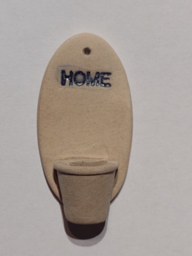 beige muur bloempot met tekst ' Home ', Welkom / Fennicole, Ophalen, Nieuw, Gebruiksvoorwerp