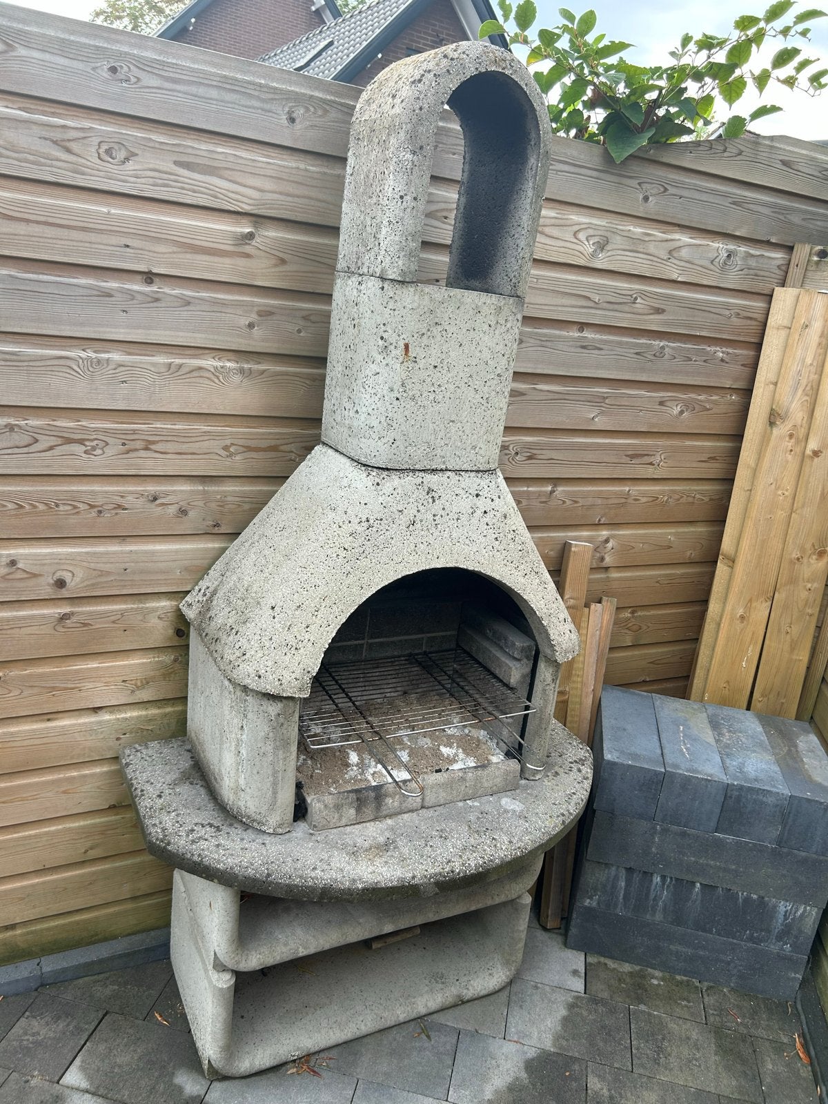 Gratis afhalen Stenen buiten BBQ, Ophalen, Gebruikt