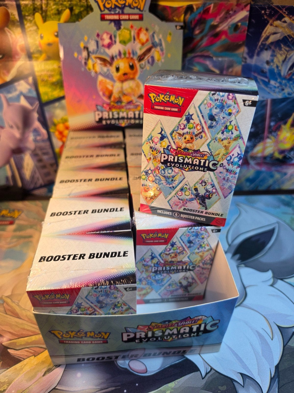 Pokemon Prismatic Evolutions Booster Bundle Display, Ophalen of Verzenden, Nieuw, Booster